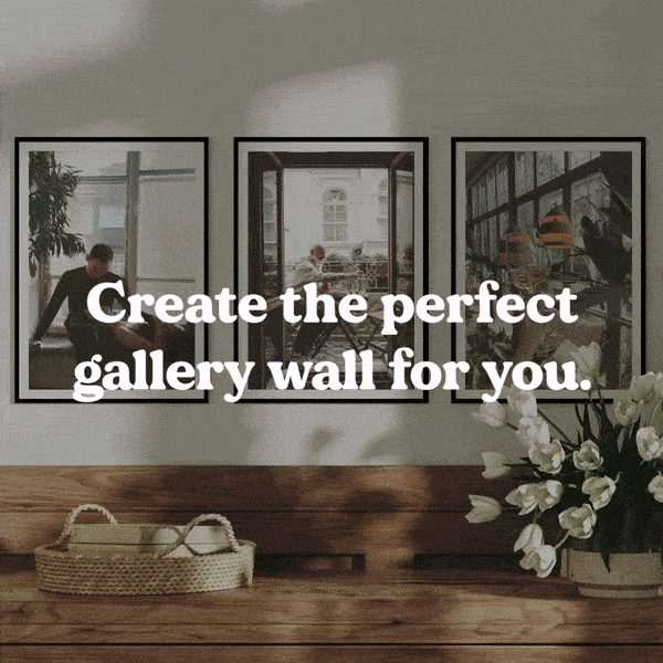 steps curated wall